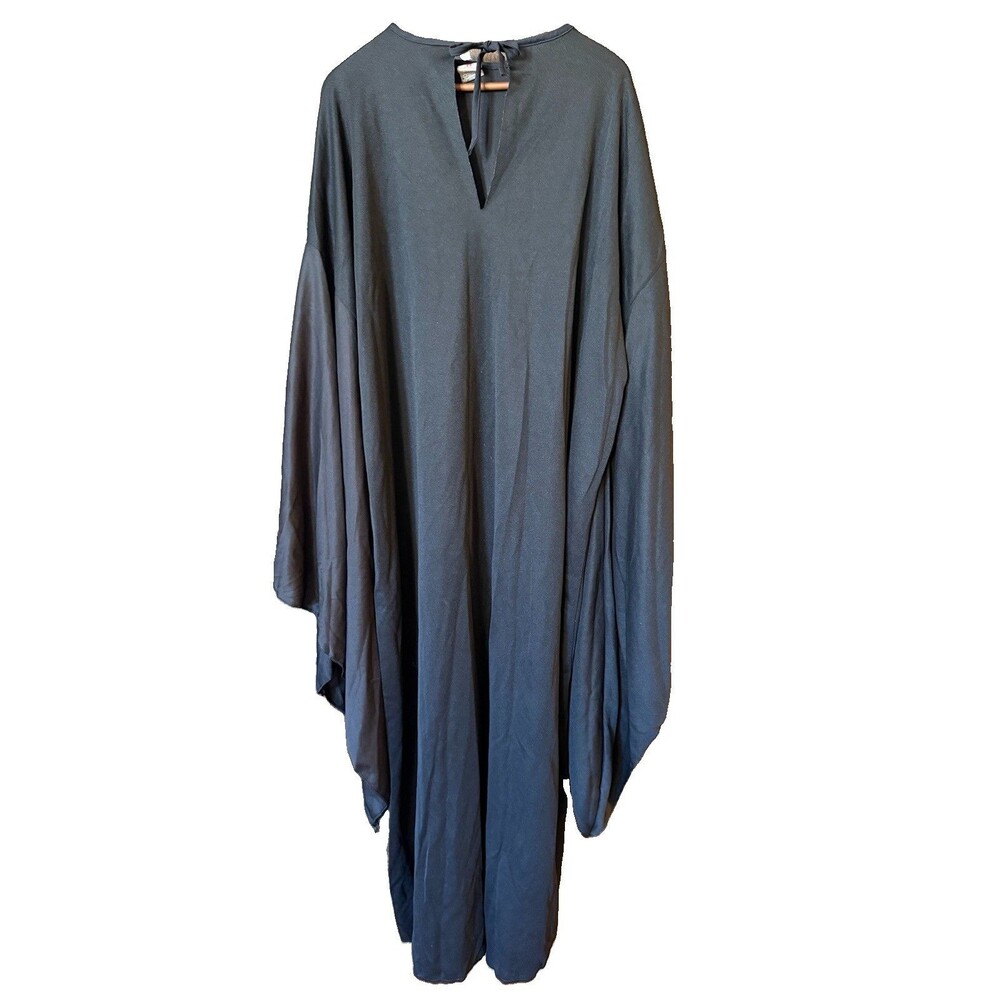 Rubie’s Men Grim Reaper Costume Black Long Hooded Halloween Horror Robe 3XL Tall
